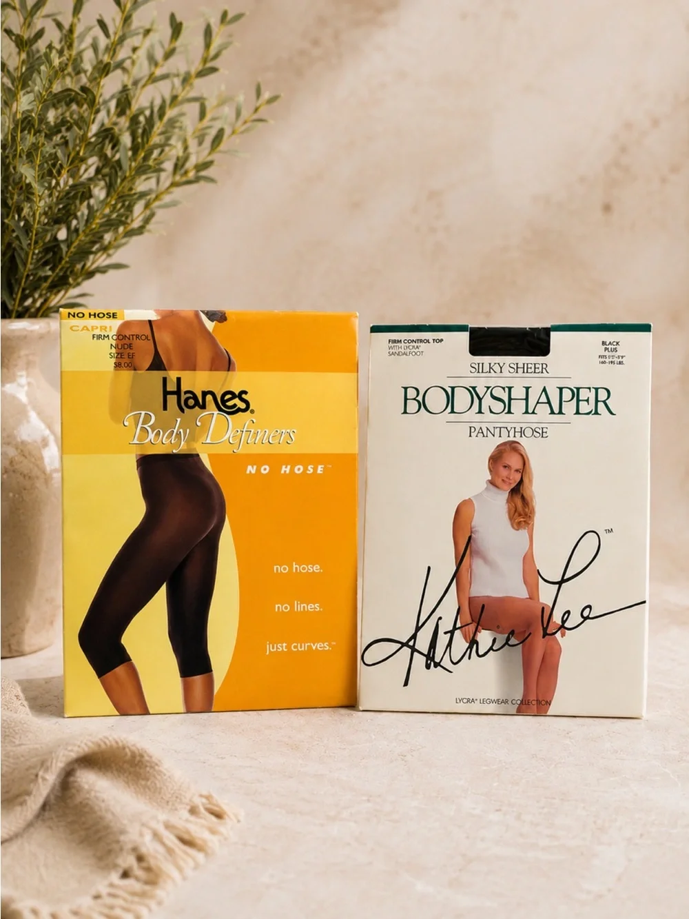 Vintage Hanes Body Definers Capri Shaper & Kathie Lee Bodyshaper Bundle